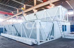 廣西賀州老客戶訂購HGM125超細磨粉機發貨現場